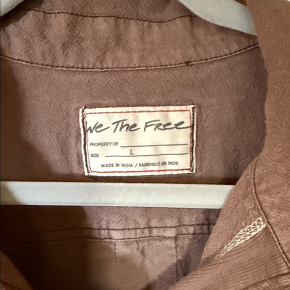We the Free button up brown - Picture 3 of 3